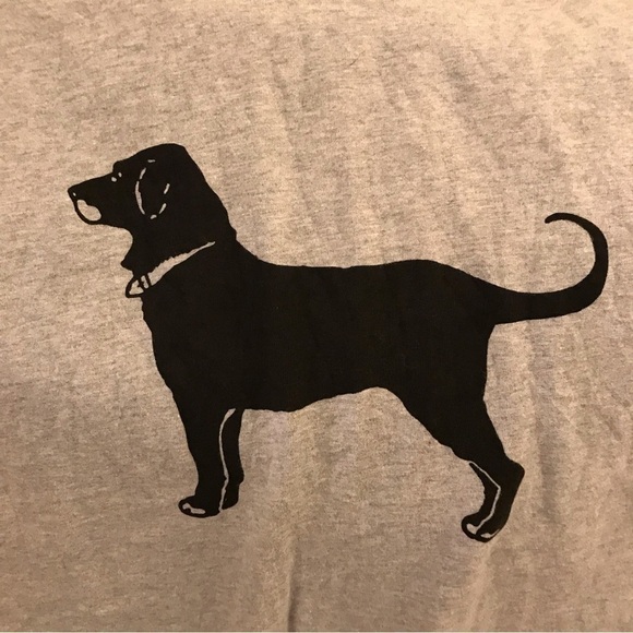 𝅺the Black Dog T-shirt.  Men’s size large.  Grey. Unisex. - Picture 2 of 4